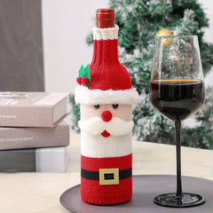 Christmas Decorations Old Man Wine Bottle Set