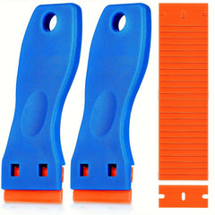 Plastic Razor Scraper Double Edge Blade Tool for Adhesive Remover