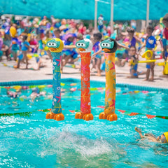 Colorful Diving Ducks - 3pcs Pool Toys for Kids