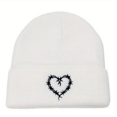 Heart shaped Knitted Hat Hip hop Hat Beanie Hat For Men And Women