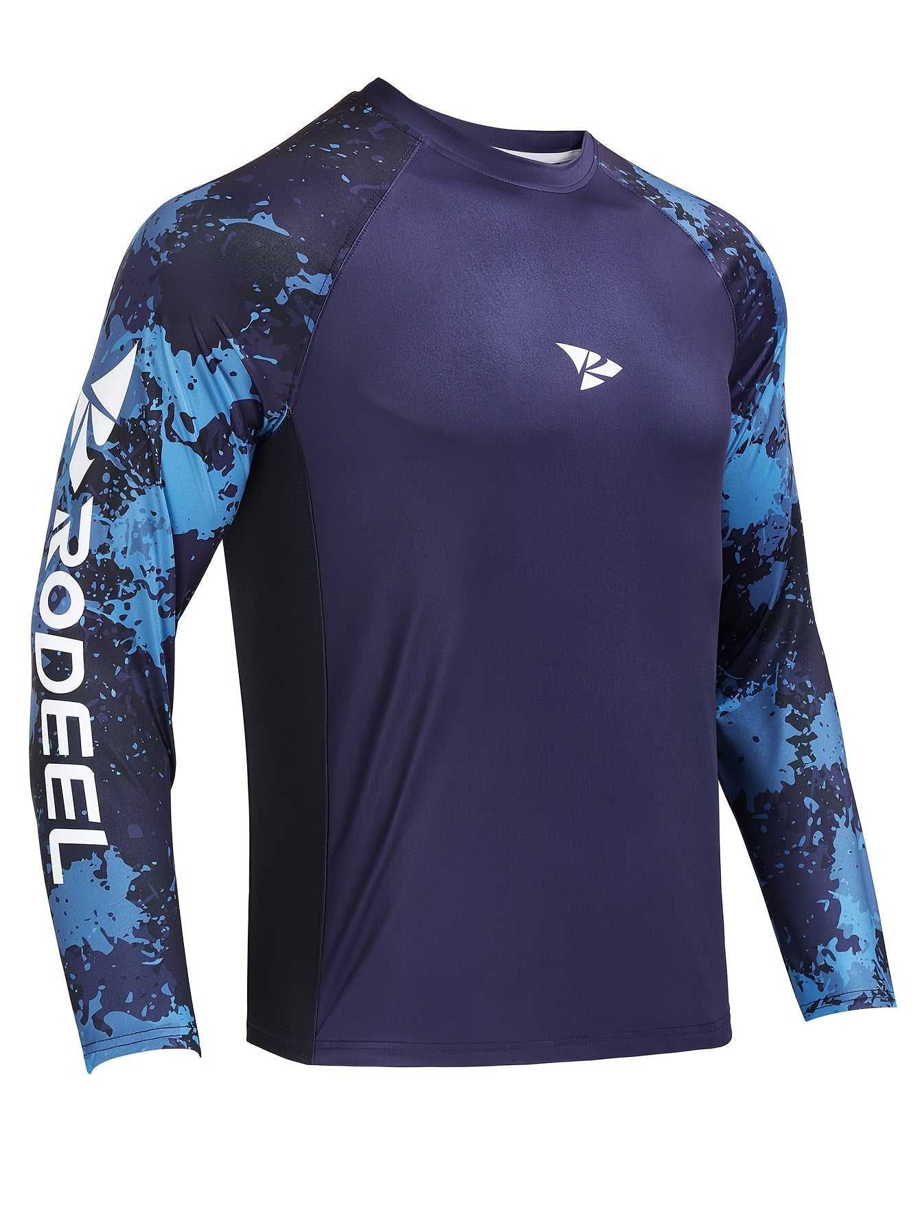 Men's Camo Sun Protection Hoodie Long Sleeve Quick Dry Top