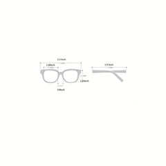 Vintage Large Frame Sunglasses European American Style