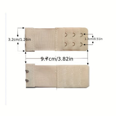 5pcs 2 Hooks Bra Strap Extenders Comfortable Adjustable Bra Band Buckle