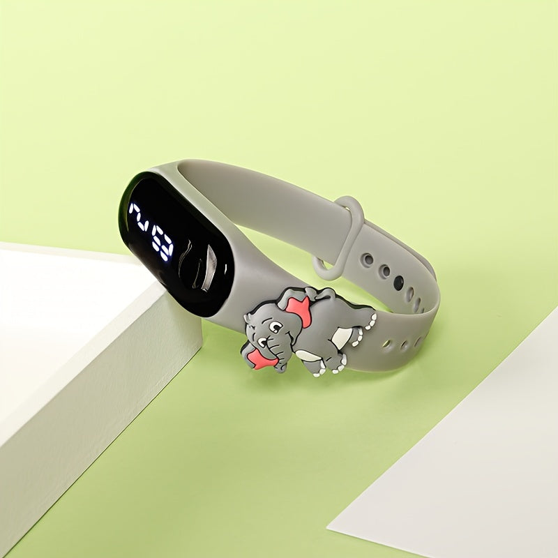 Girls' Digital Watches Cartoon Animal TPU Band Back to School