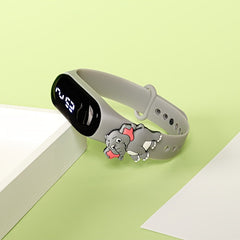 Girls' Digital Watches Cartoon Animal TPU Band Back to School