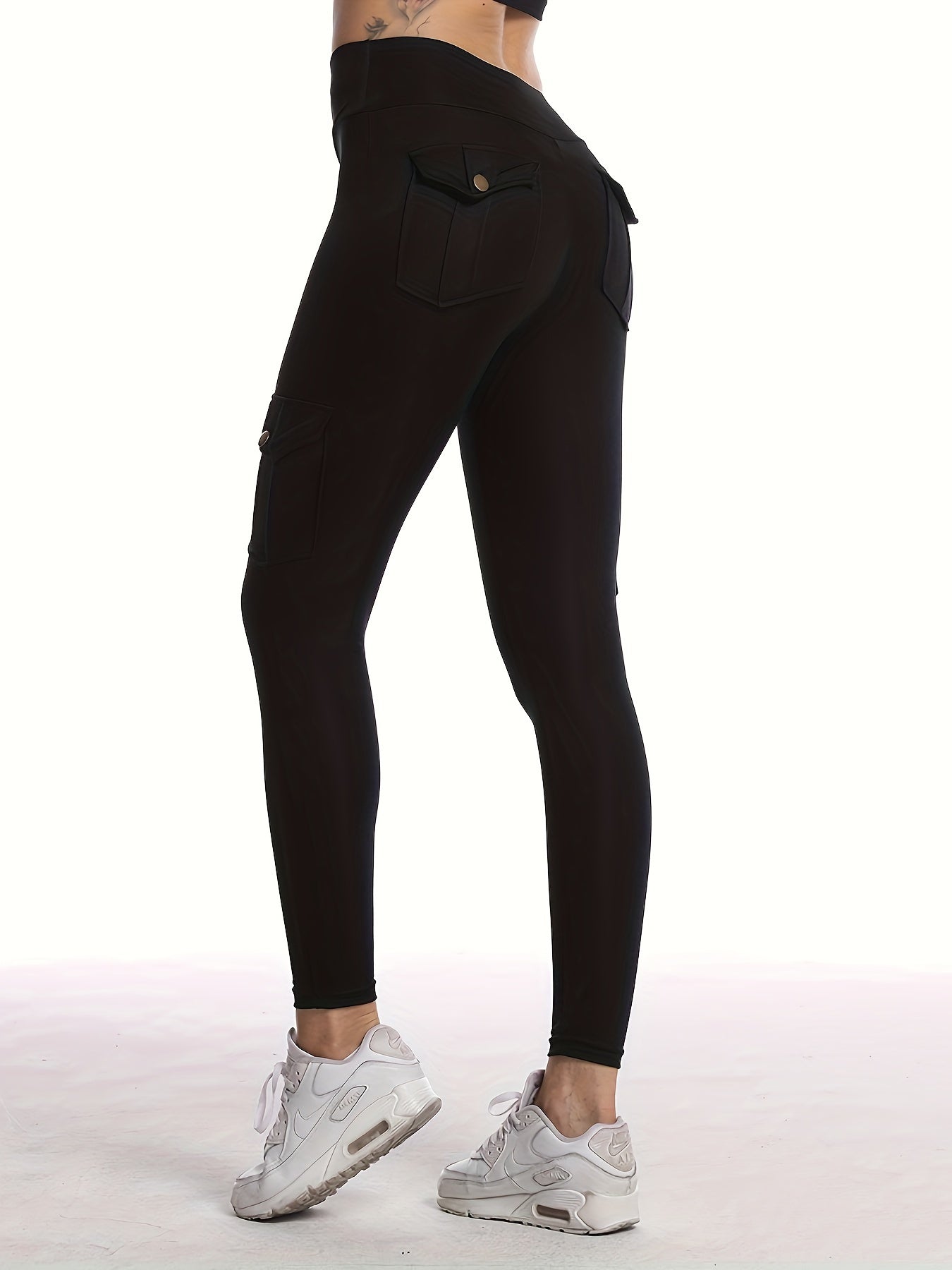 Slim Fit Climbing Cargo Pants Stretchy Sports Riding Women's Acti