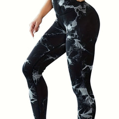 Tie Dye High Waist Yoga Leggings Fitness Pants