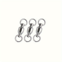 3pcs Quick Connect Fishing Tool High Strength Swivel Ball Bearing Swivel