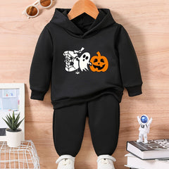 Baby Boy Halloween Outfit Hoodie Sweatshirt Tops Pants Set