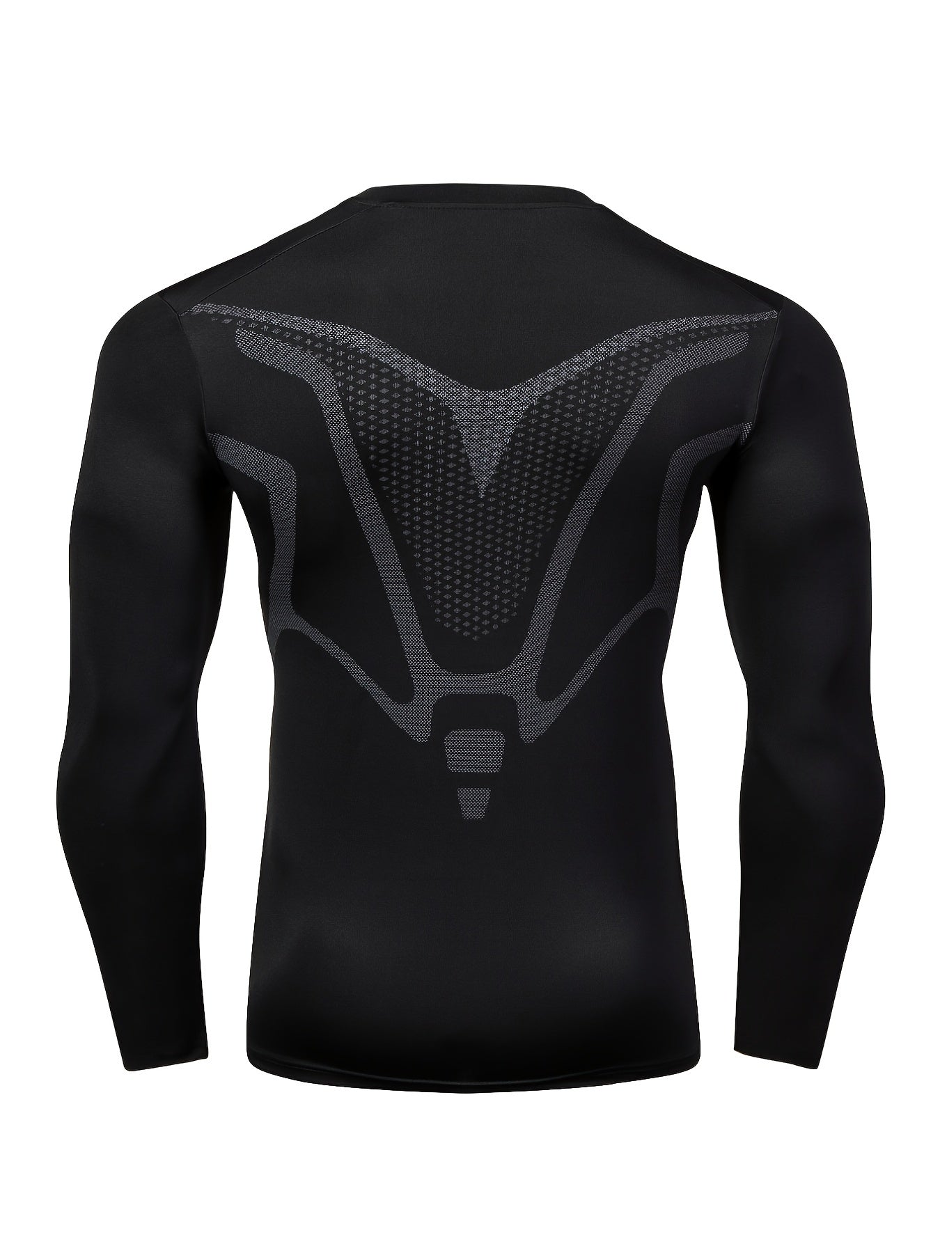 Men's Compression Long Sleeve Sports Shirt for Basketball Football Running