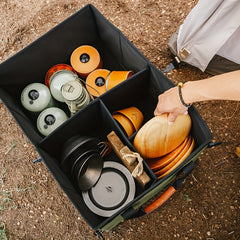 Car Storage Box Outdoor Camping Oxford Cloth Folding Storage Box