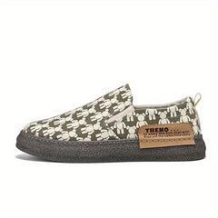 Men's Anime Print Slip On Casual Shoes For Spring And Summer