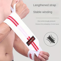 High Density Knitted Stripes Wrist Guard Wrist Wraps For Fitness
