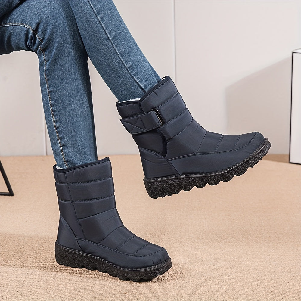 Women's Waterproof Snow Boots Non Slip Thickened Comfortable Shoes