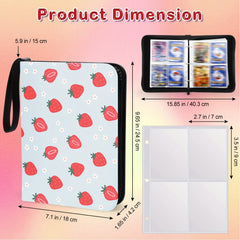 Card Binder 50 Sleeves 3 Rings Great Holiday Gift for Kids & Adults