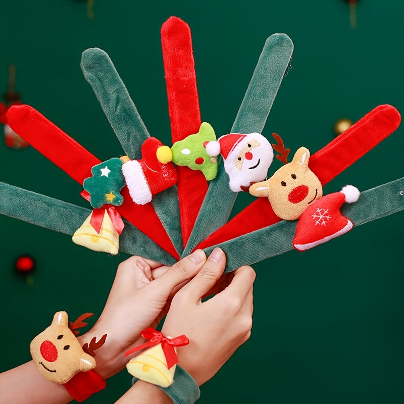 5pcs Christmas Puff Ring Decoration Bracelet Small Gift