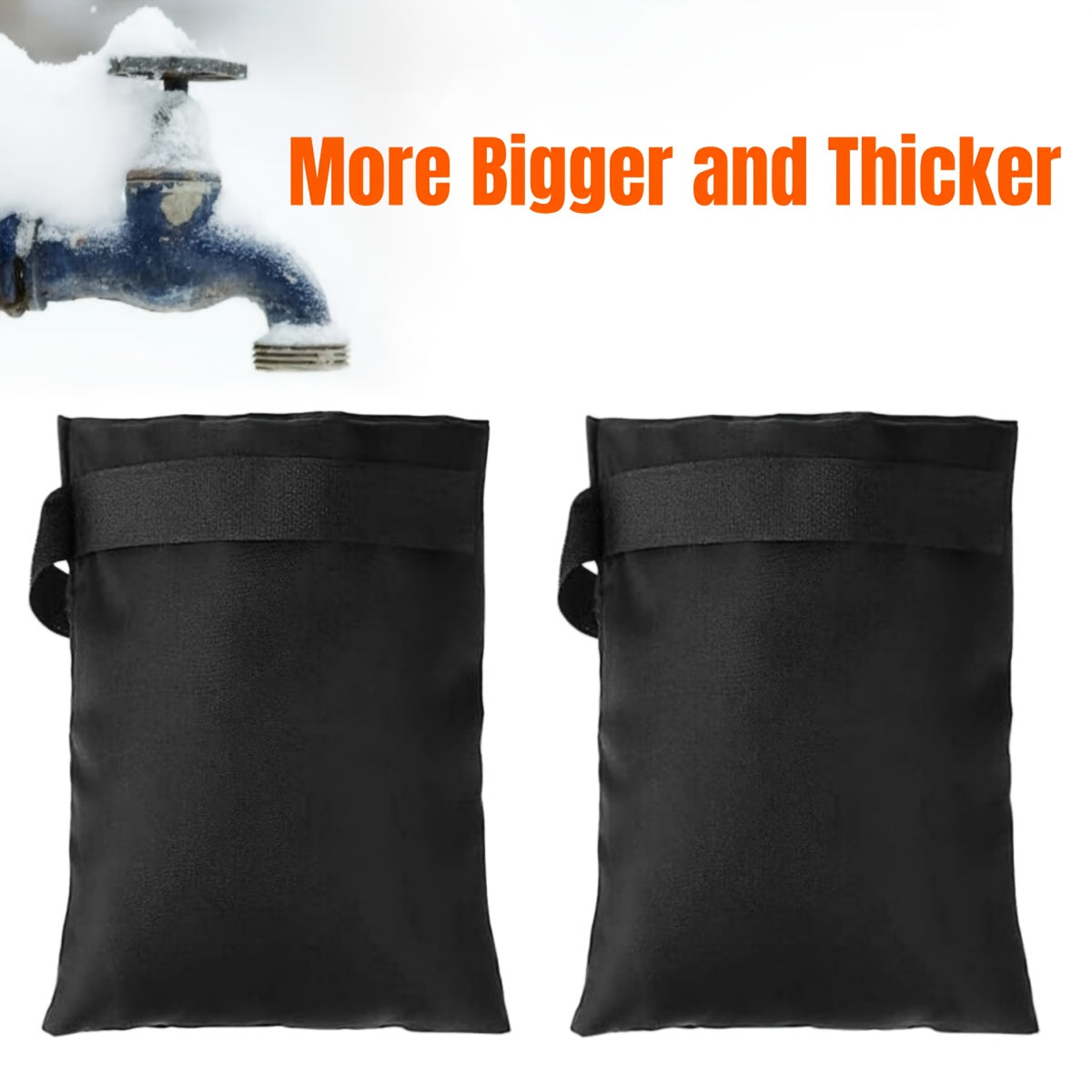 3pcs Outdoor Faucet Covers Winter Garden Socks Freeze Prot