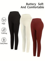 Ribbed Quick Dry High Waist Yoga Pants Women's Activewear