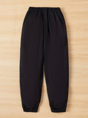 Girls Butterfly Graphic Sweatpants Elastic Waist Joggers