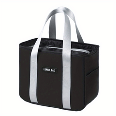 Insulated Lunch Bag Aluminum Foil Leak Proof Office School Picnics