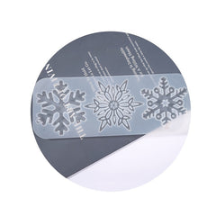 Winter Snowflake Resin Casting Mold Christmas Pendants