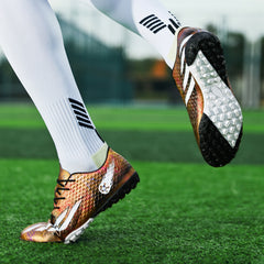 Men's Turf Football Boots Lace Up TF Soccer Cleats