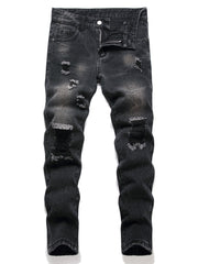 Boys Ripped Denim Jeans Long Pants Casual Kids Clothes