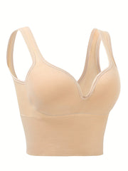 Solid Sports Bra Breathable Yoga Workout Intimates Lingerie