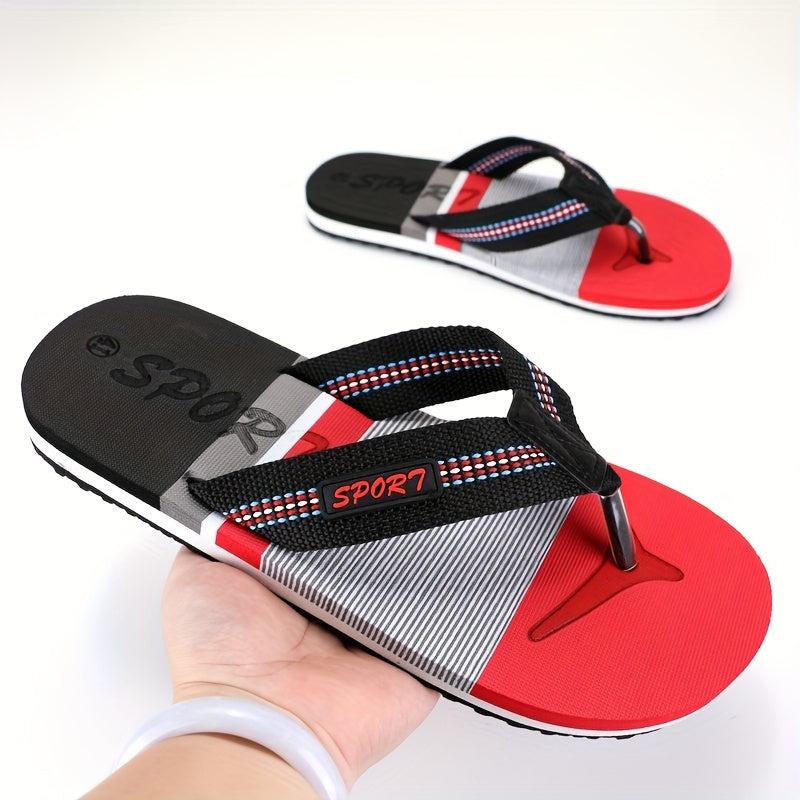 Men's Lightweight Non Slip Flip Flops Quick Drying Comfy Thong Sandals