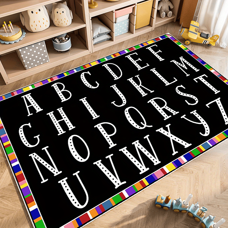 Alphabet Game Large Carpet Area Carpet Living Room Bedroom Soft Carpet Non Slip
