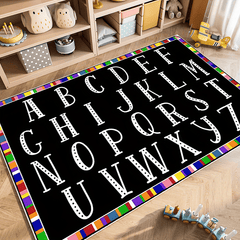 Alphabet Game Large Carpet Area Carpet Living Room Bedroom Soft Carpet Non Slip