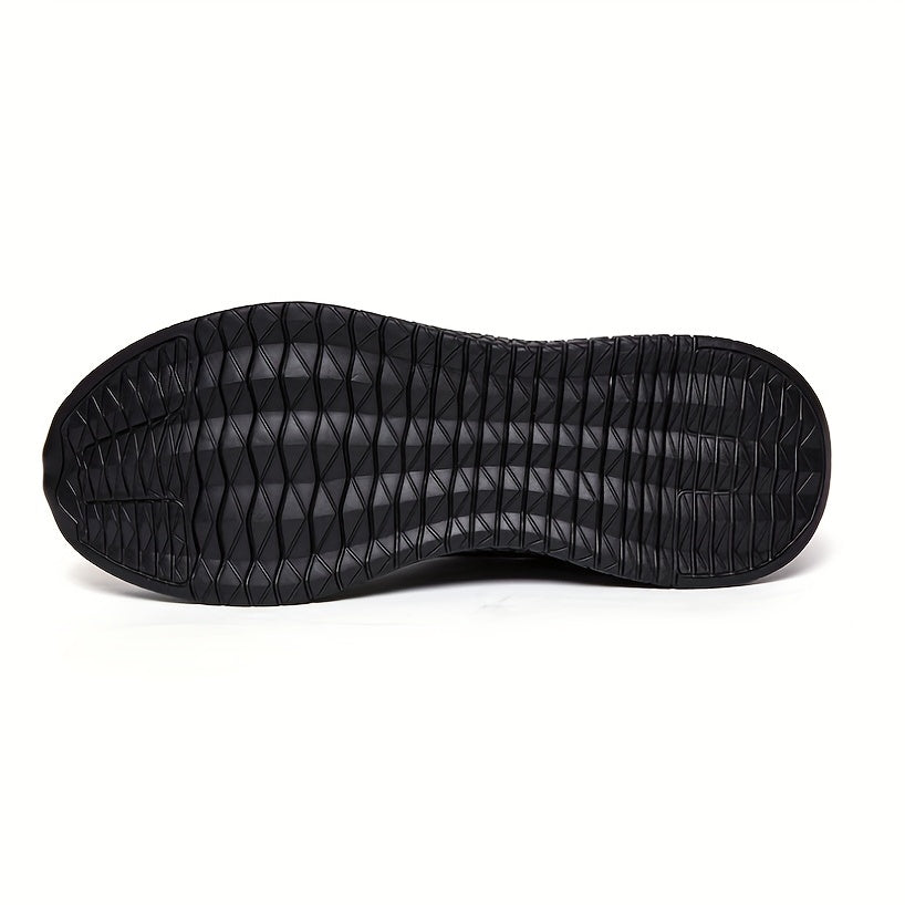 Men's Striped Running Shoes Breathable Sneakers For Outdoor Sports