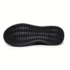 Men's Striped Running Shoes Breathable Sneakers For Outdoor Sports