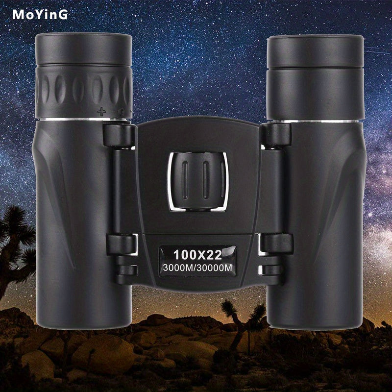 Portable 100x22 Binoculars for Bird Watching Camping Concert
