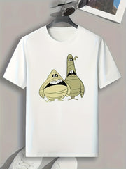 Funny Cartoon Mummy Print Men's Sports T-shirt