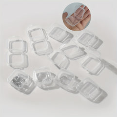 10pcs Transparent Small Storage Box Anti Oxidation Jewelry Case