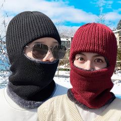 Knitted Balaclava Hat Winter Scarf Ear Protection