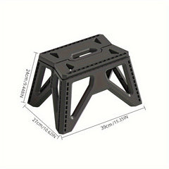 Portable Folding Stool for Fishing Camping Home - Small Plastic Stool