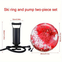 Waterproof Thickened PVC Winter Snow Sled - Skiing Ring