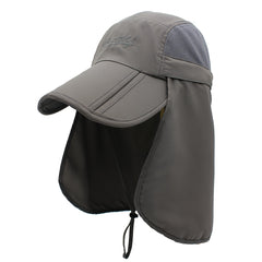 Kids Sun Hat with Removable Mask and Neck Flap