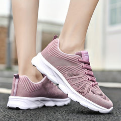 Men's Mesh Running Shoes Breathable Sneakers Lace Up
