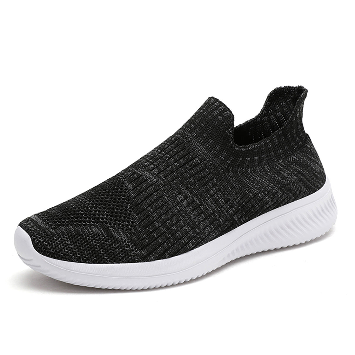Women's Casual Knit Sneakers Breathable Low Top Shoes