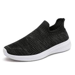 Women's Casual Knit Sneakers Breathable Low Top Shoes