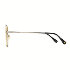 OUWEN Retro Polarized Aviator Sunglasses Night Driving Yellow Glasses