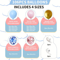 Vibrant Confetti Latex Balloons for Celebrations