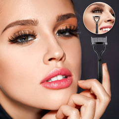 Eyelash Comb Eyebrow Brush Eyelashes Separator Metal Teeth Lash Comb