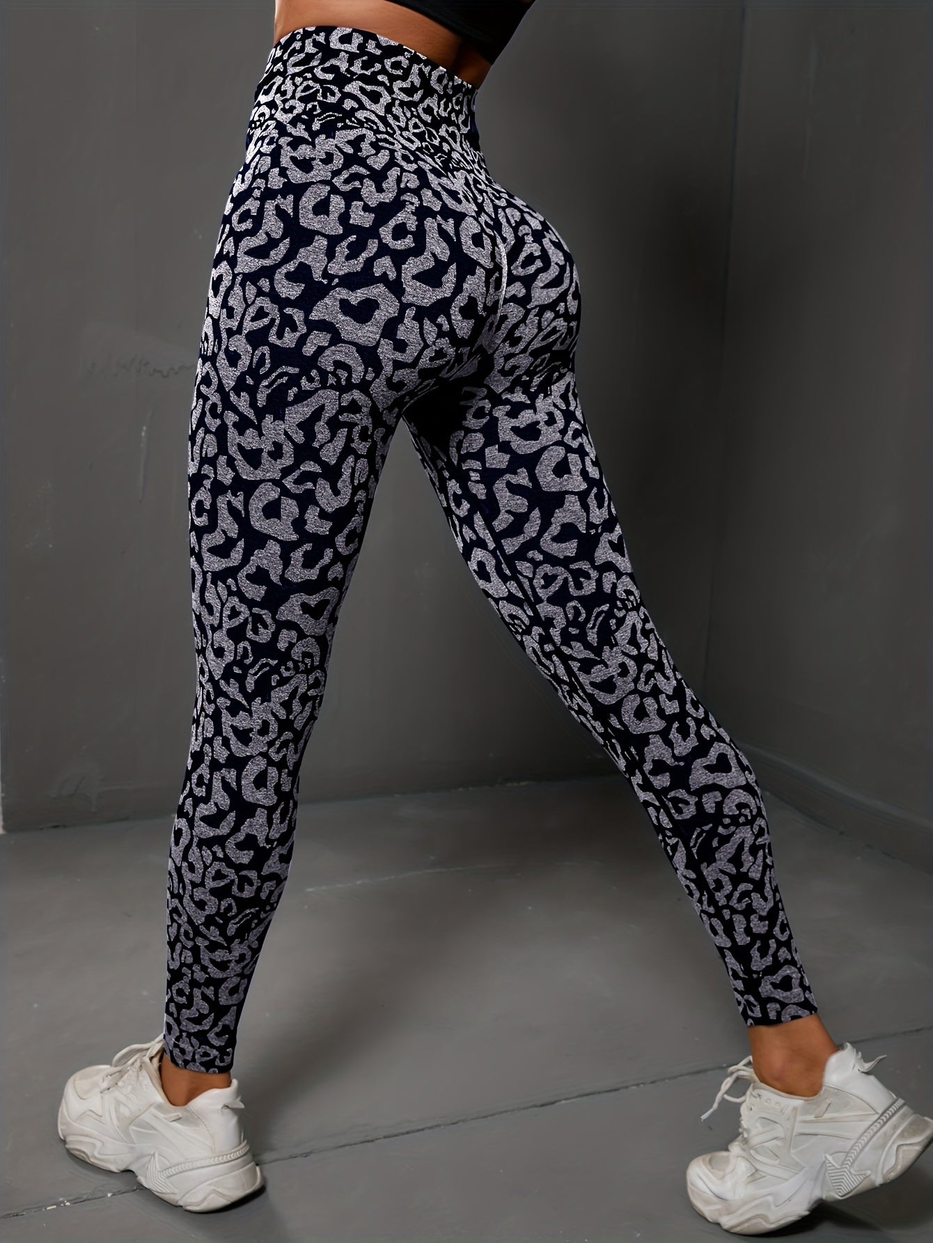 Leopard Print High Waist Yoga Leggings