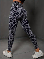 Leopard Print High Waist Yoga Leggings