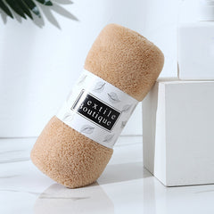 Coral Velvet Bath Towel Thick Water Absorbent Hairless Adult Gift Beach Towel