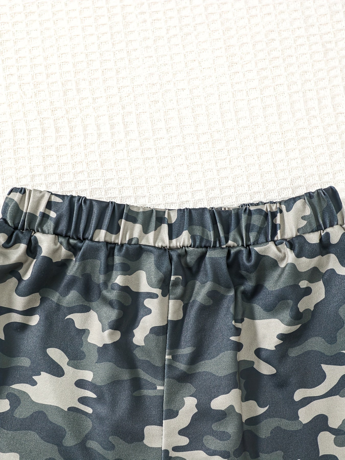 Boys T Shirt Shorts Cap Set Summer Toddler Kids Camo Casual Outfit